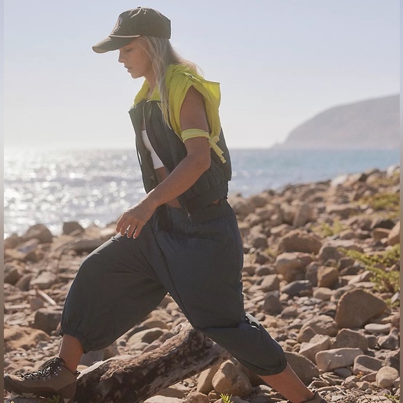 NWT Free People FP Movement Golden Hour Onesie - Dark Slate Combo - Picture 2 of 5